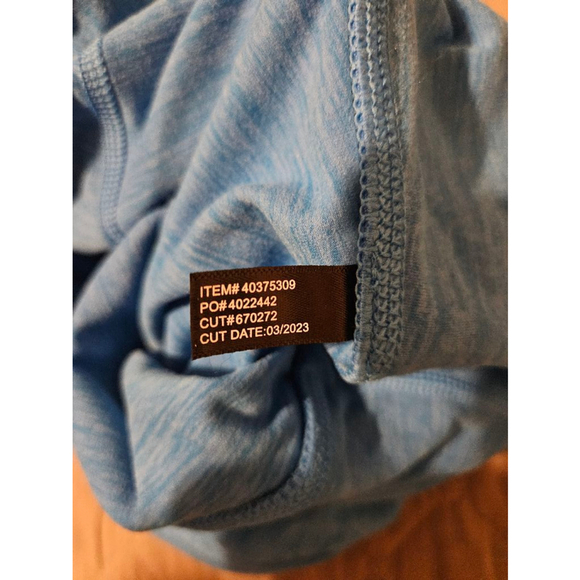 Torrid Performance Crop Design Leggings Size M/L 10 Atomic Blue - Picture 5 of 11